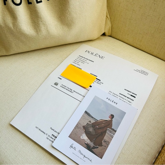 Polene Numero Un, Textured Grey Top Handle Crossbody Bag Leather Stylish… - Picture 10 of 12